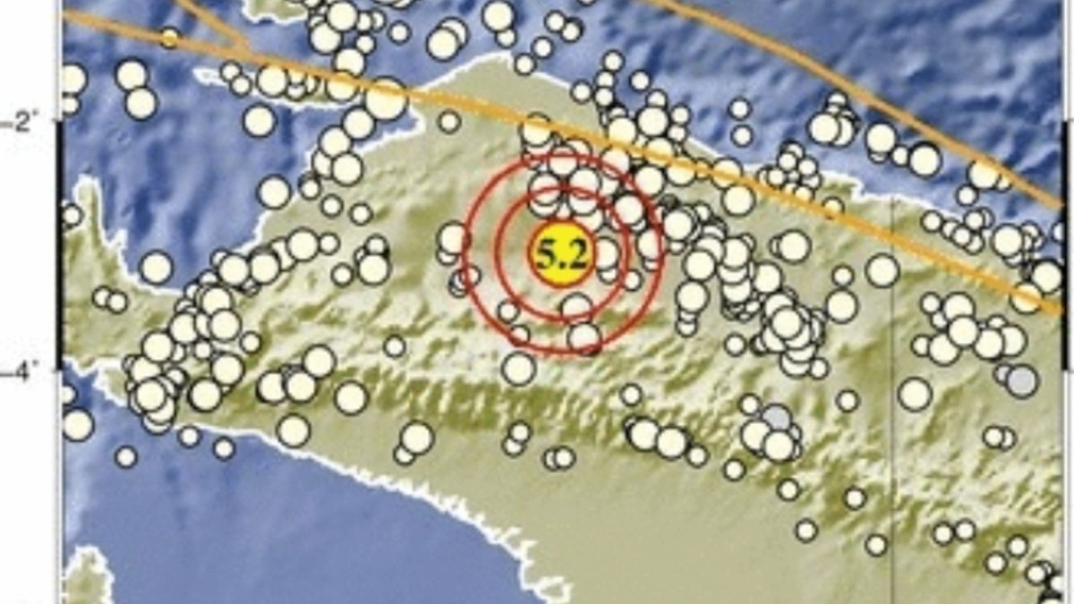 Gempa Hari Ini April Guncang Tolikara Papua Pegunungan