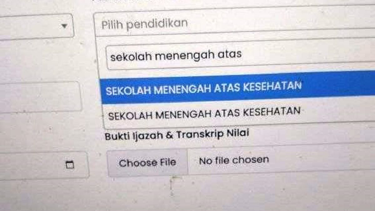 Pilihan SMA Hilang dari Kolom Pendidikan Pemutakhiran Data Mandiri (PDM