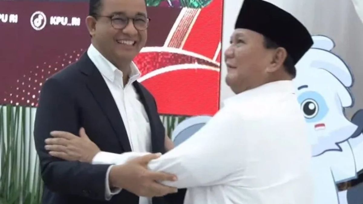 Anies Tanggapi Ucapan Prabowo Saat Singgung soal Senyumannya yang Berat di KPU: Biasa Aja