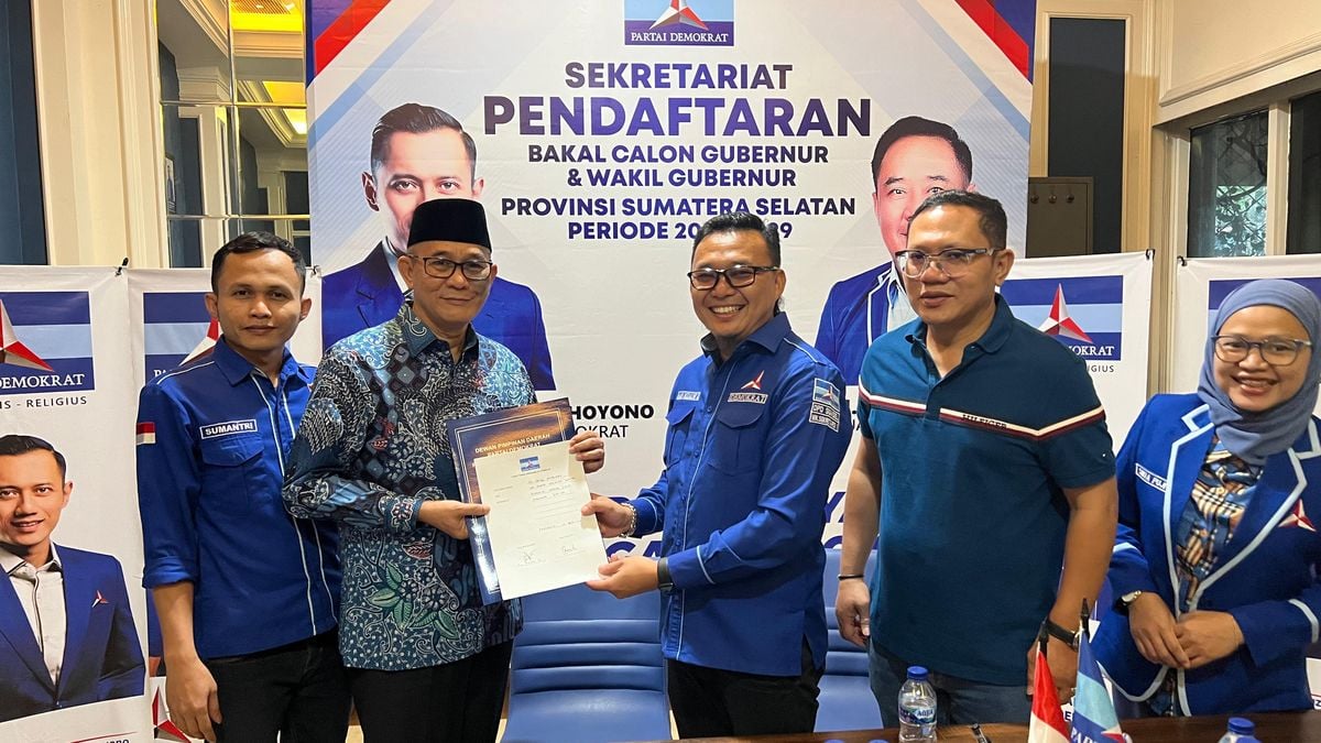 Ambil Formulir Calon Gubernur Sumsel 2024, Heri Amalindo Optimis ...