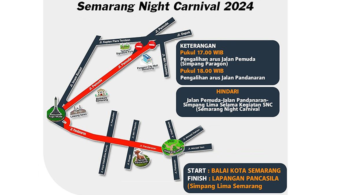 Menghadapi Semarang Night Carnival 2024: Antisipasi Pengalihan Arus ...