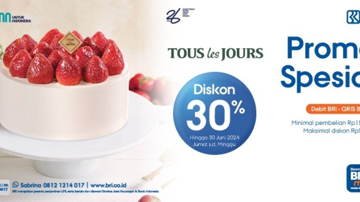 Ada Promo BRI di Tous Les Jours, Ini Rekomendasi Menu Favorit!