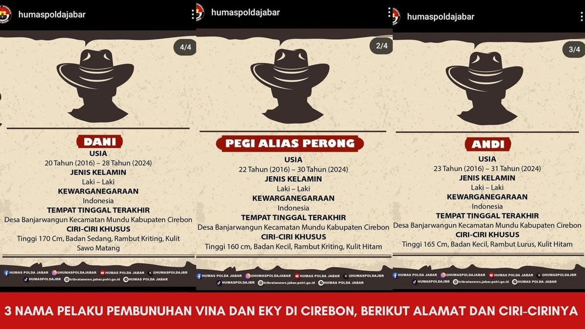 Polisi Ungkap Alasan 3 DPO Pelaku Pembunuhan Vina Cirebon Belum ...