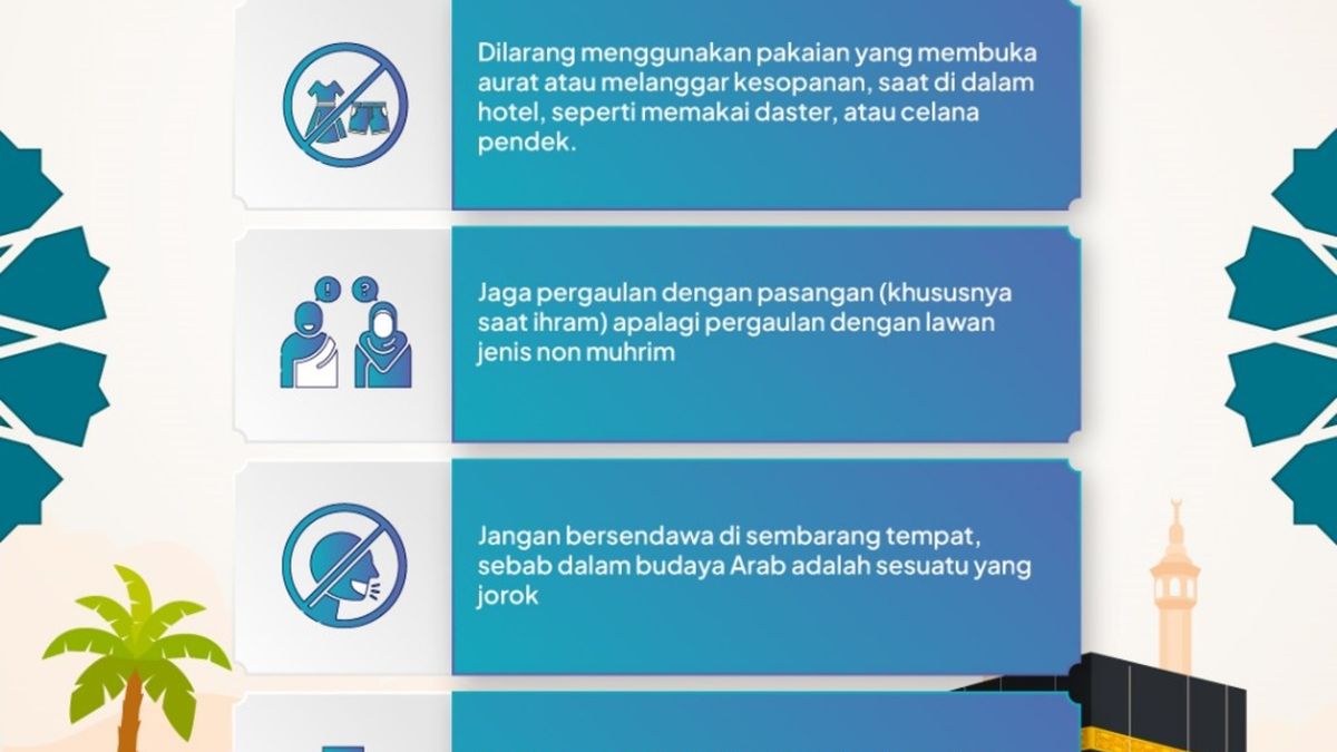 Jemaah Haji Harus Menghormati Budaya Arab Saudi