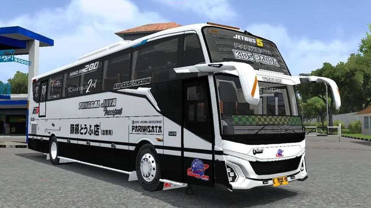 LINK MOD Livery BUSSID Kids Panda JB4 XHD Jernih Terlengkap Keren ...