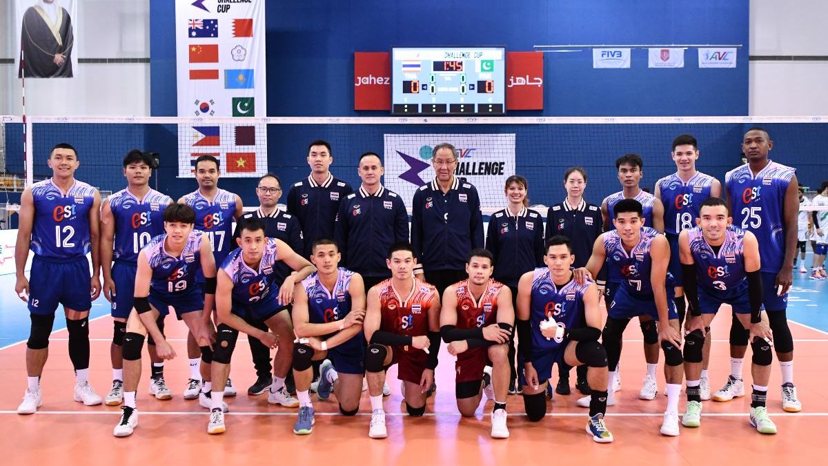 Daftar Pemain Timnas Voli Putra Thailand di AVC Challenge Cup 2024