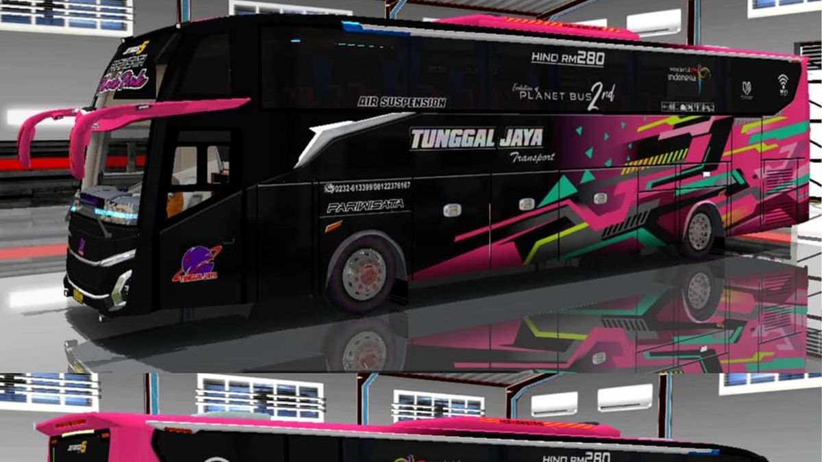 Link Livery BUSSID HD Bus Pariwisata Tunggal Jaya Armageddon Jetbus 3 ...