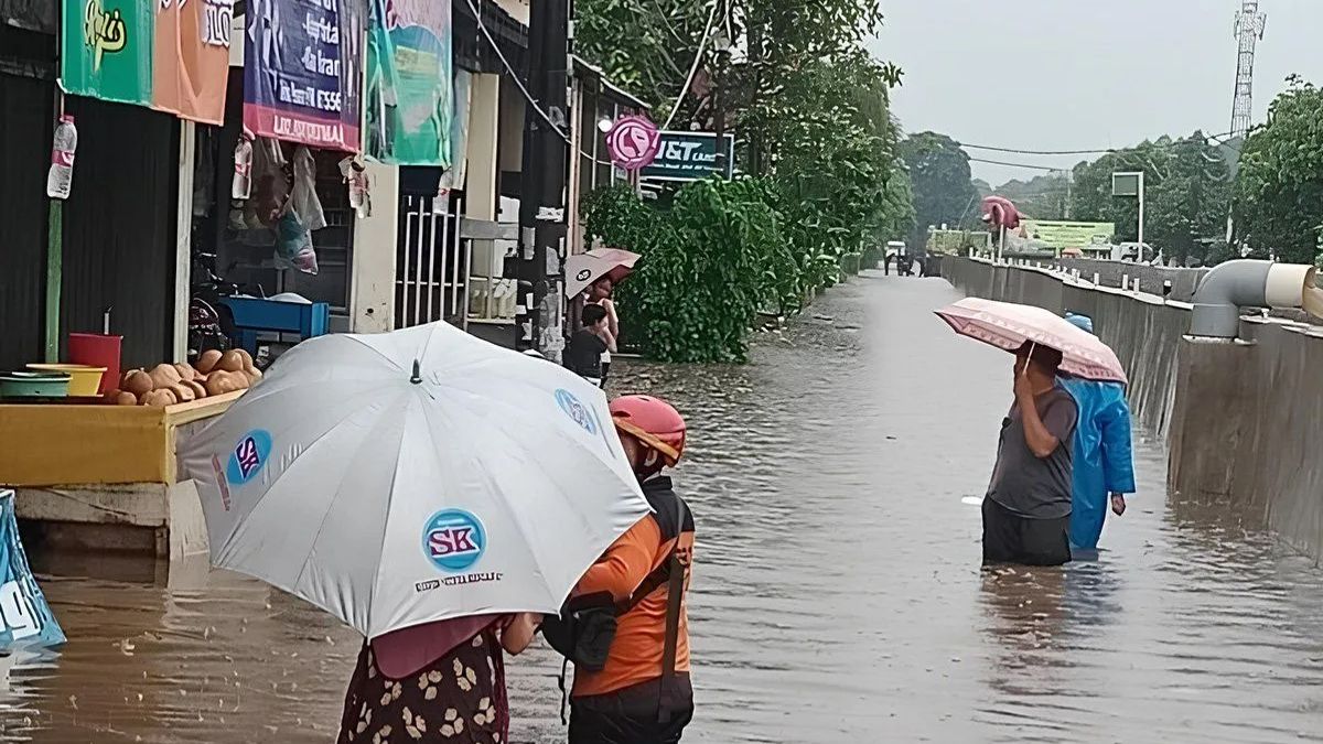 Tangsel Terendam Banjir: Ketinggian Capai 80 Cm,  673 KK Terdampak