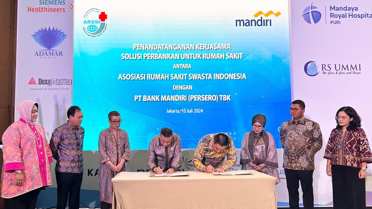 Gandeng ARSSI, Bank Mandiri Layani Transaksi Keuangan Perkuat Rumah Sakit