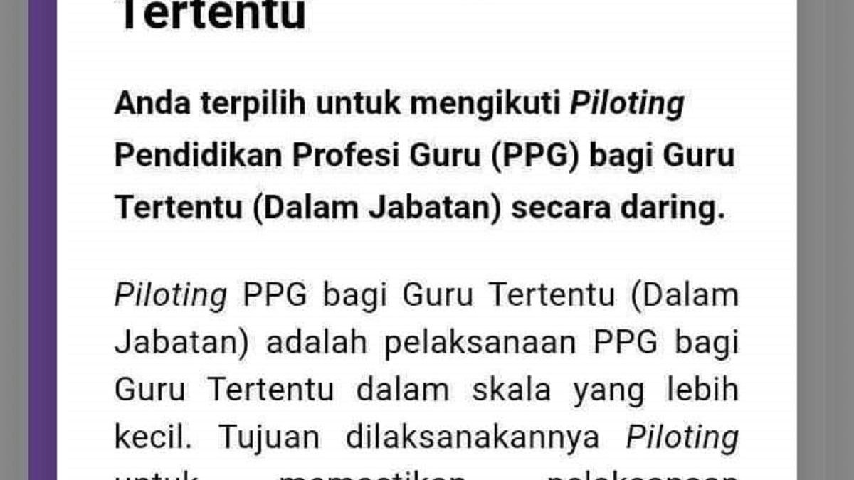 Daftar Nama Guru Yang Belum Konfirmasi Kesediaan Piloting PPG Daljab ...