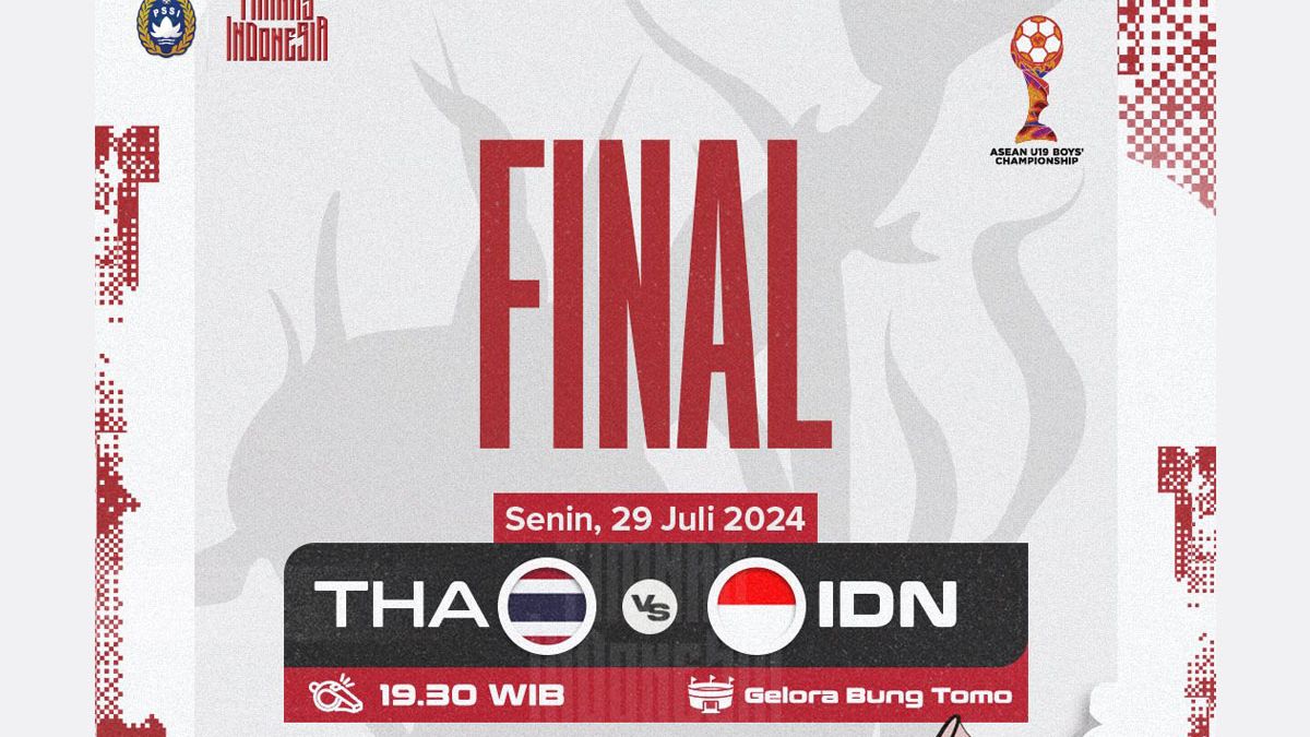 Prediksi Timnas Indonesia U19 Vs Thailand U19 Final Piala AFF U19 2024 ...