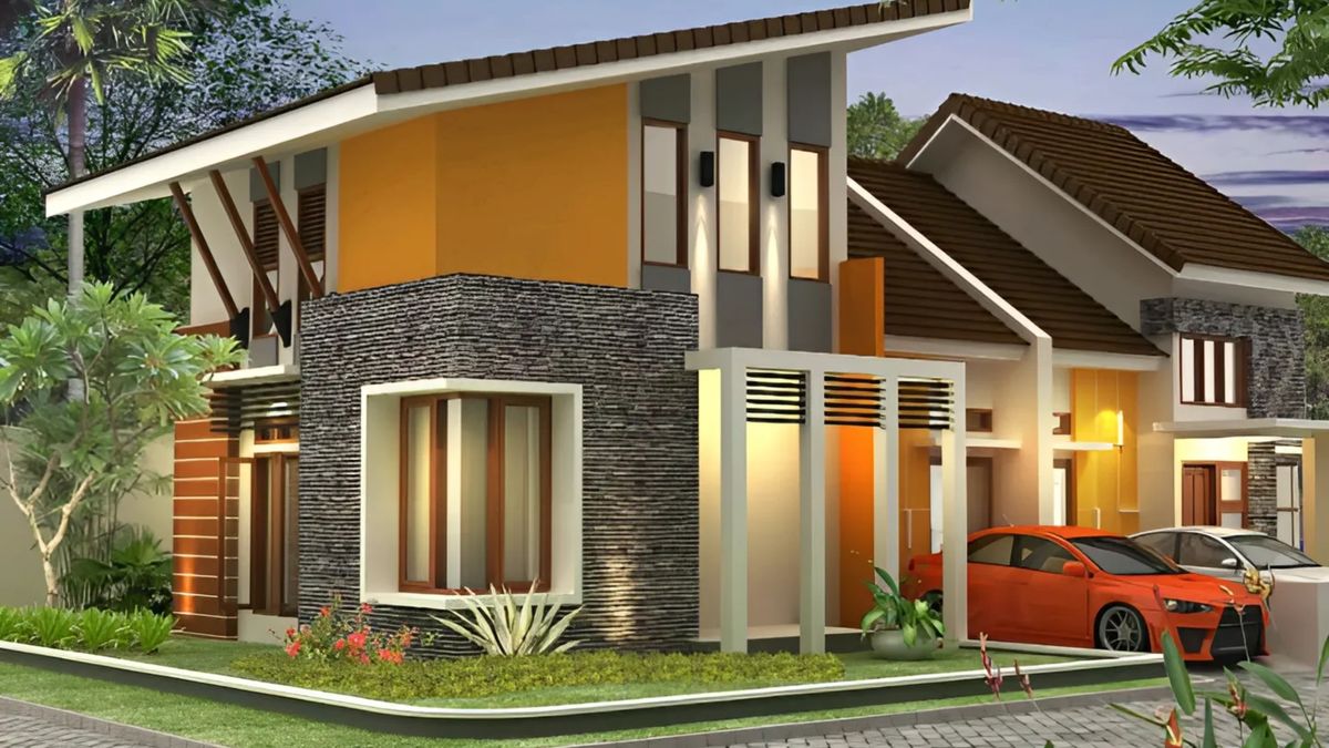 Terlihat Asri Ini Desain Rumah Yang Cocok Buat Kamu Tetangga Bikin