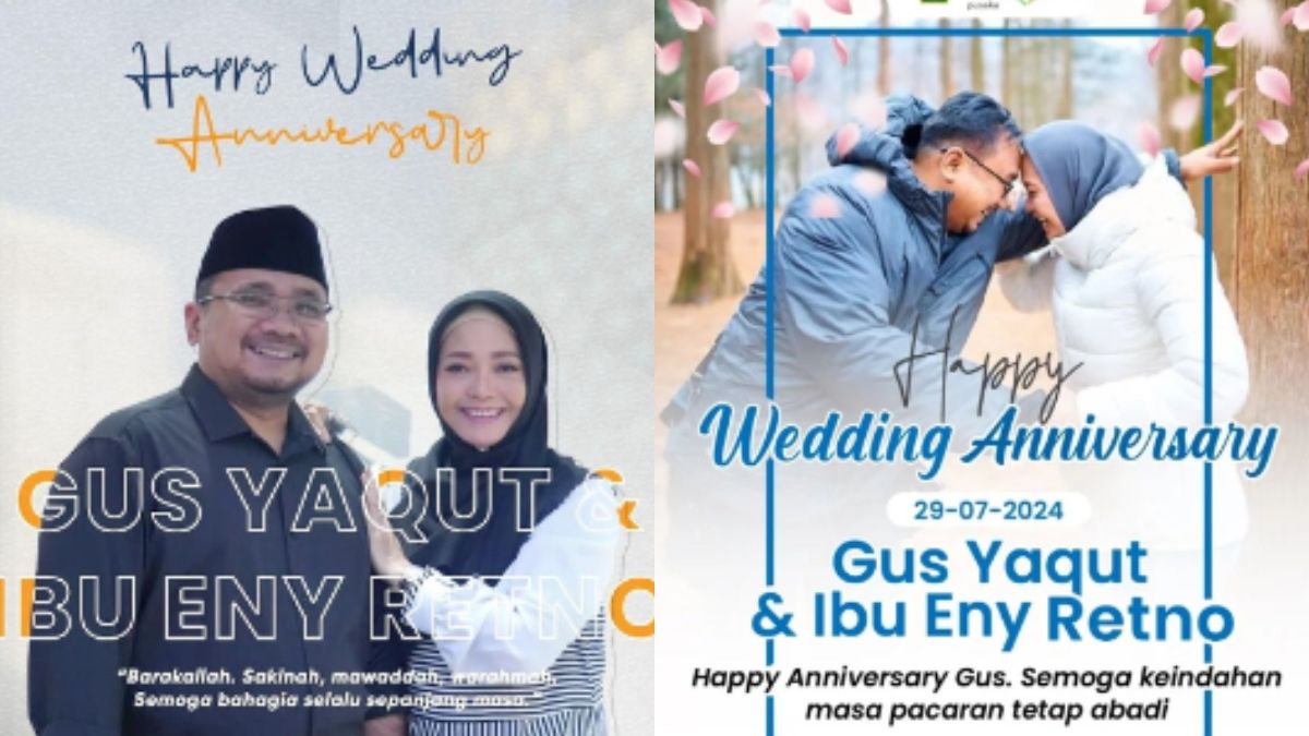 Viral Kemenag Ucap Happy Wedding Anniversary pada Yaqut Cholil dan Istri, Netizen: Sepenting Itu?