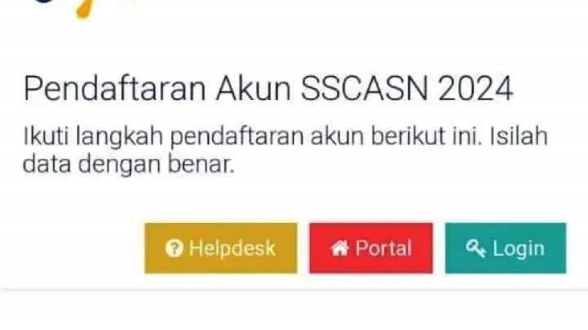 Apakah Sudah Bisa Buat Akun SSCASN CPNS 2024? Ini Kata BKN Portal Sulut