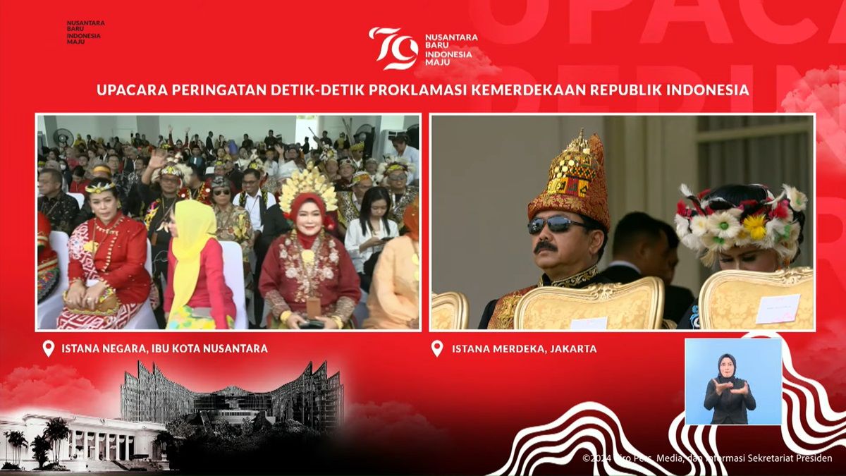 2 LINK LIVE Streaming Upacara 17 Agustus 2024 di IKN dan Istana Merdeka