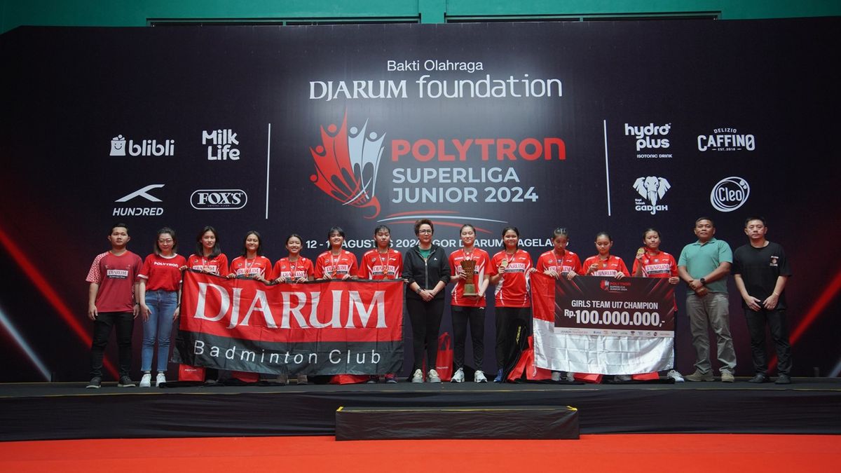 Polytron Superliga Junior 2024: PB Djarum Rebut Piala Yuni Kartika Di ...