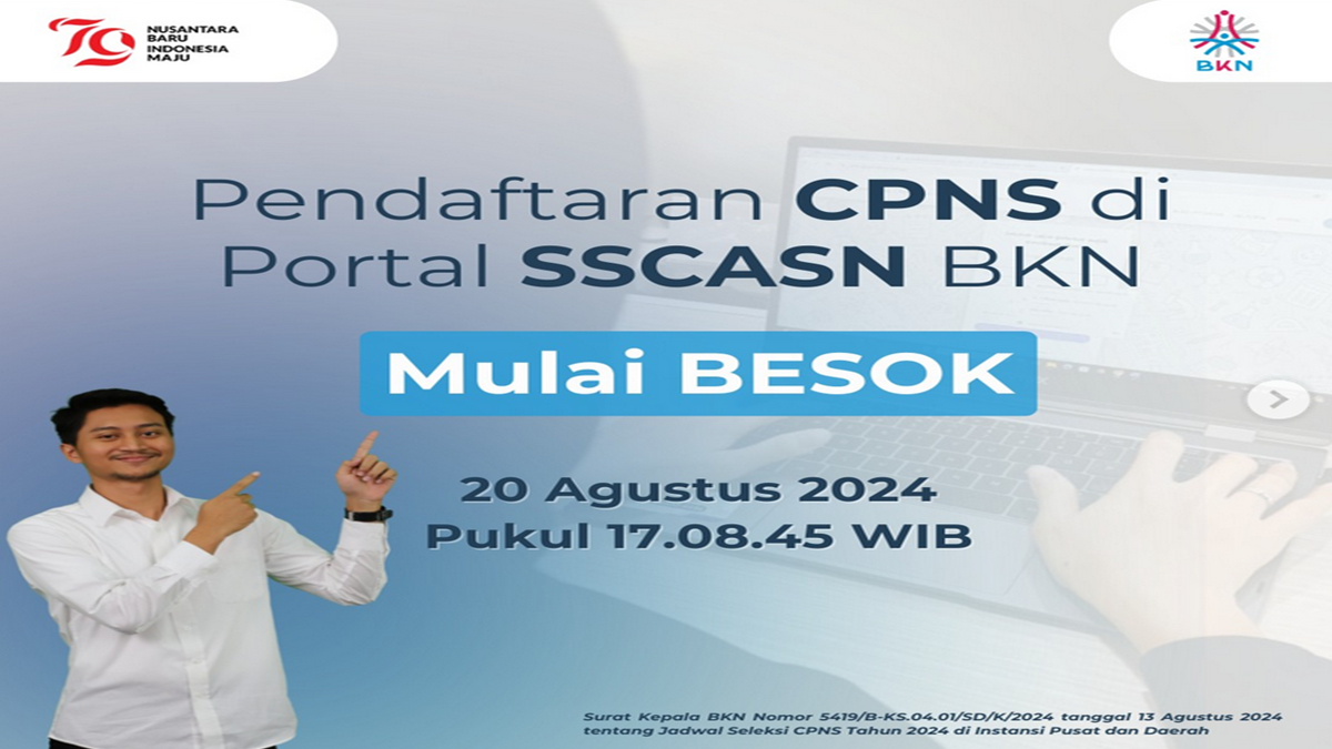 Kabar Gembira Seleksi Pendaftaran Cpns Dibuka Besok Ini Jadwal