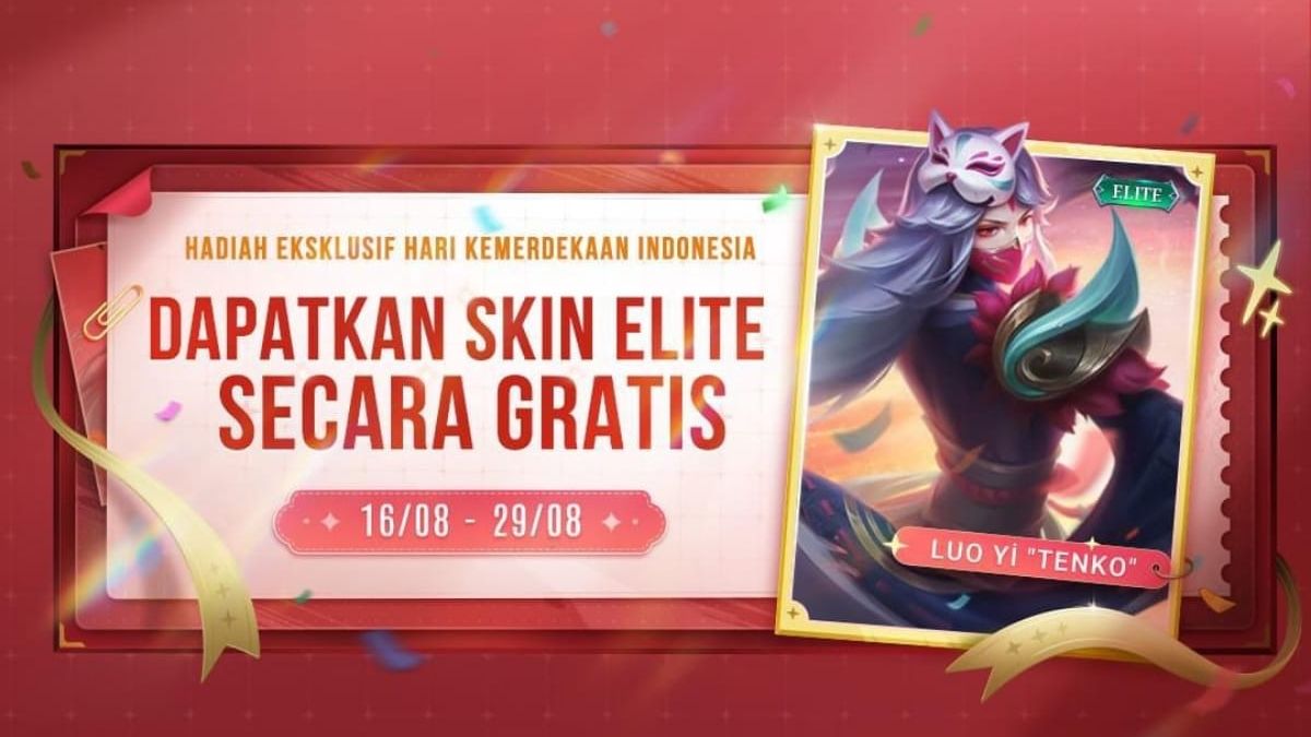 Maknyus Kode Redeem Ml Hari Ini Agustus Dapatkan Skin Elite Gratis Tanpa Top Up