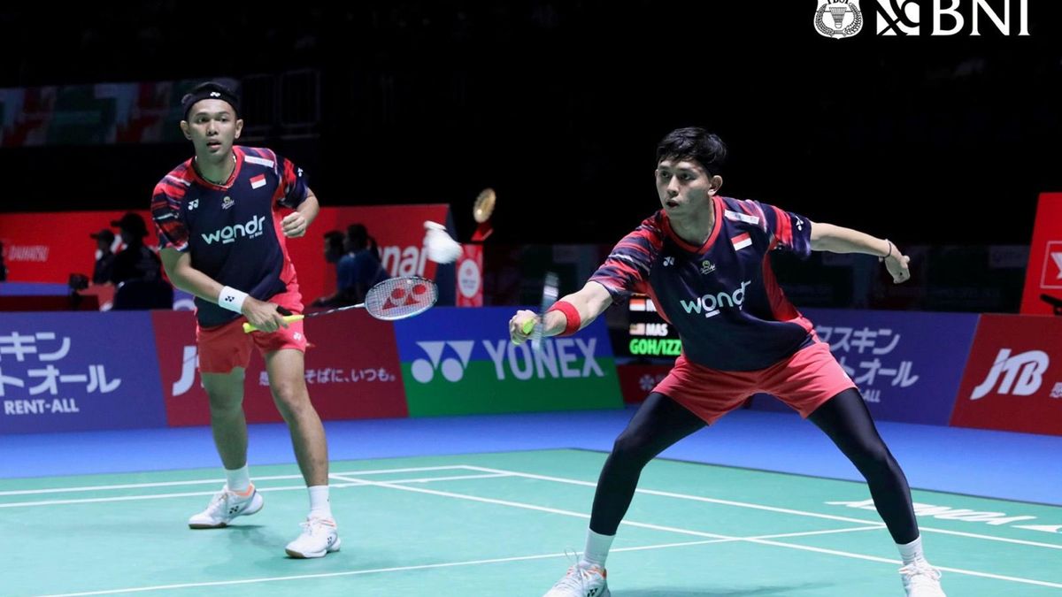 Fajar/Rian Tumbang di Perempat Final Daihatsu Japan Open 2024 Badminton