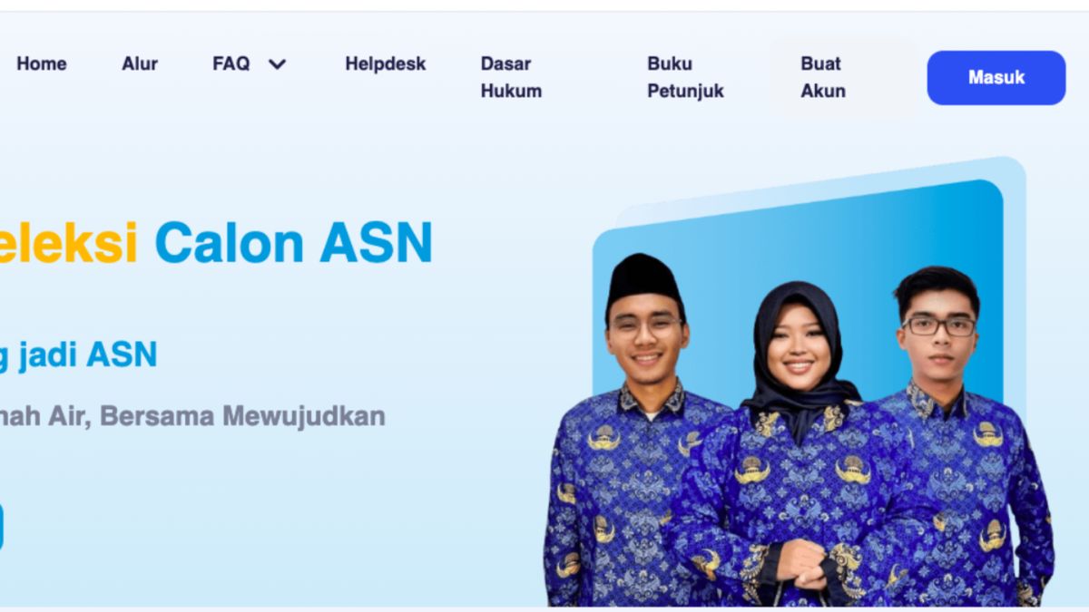 Link Pendaftaran Cpns Di Sscasn Bkn Go Id Sudah Dibuka Simak Jadwal Dan Daftar Formasi