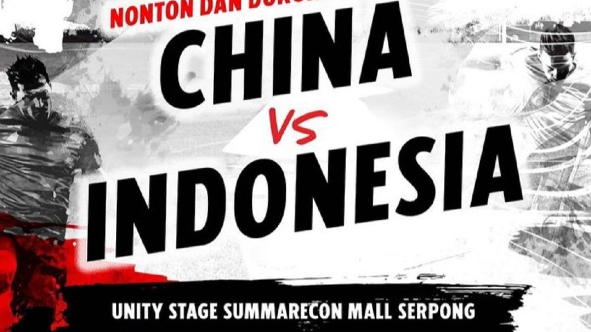 Lokasi Nobar Timnas Indonesia Vs China Oktober Di Jakarta