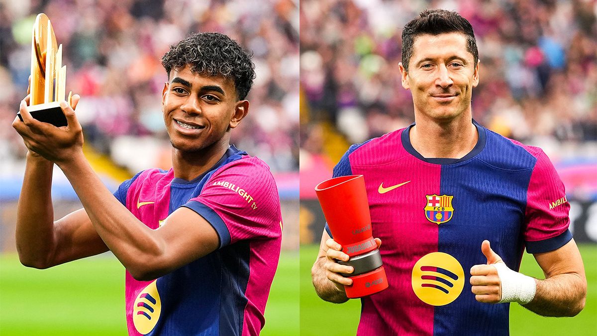 Ketajaman Barcelona di Liga Spanyol 2024/25: Trio Lewandowski, Raphinha