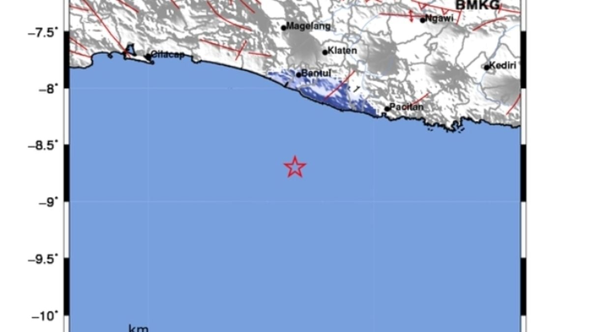 Gunung Kidul Diguncang Gempa M4.4 Hari Ini 4 November 2024, Dirasakan ...