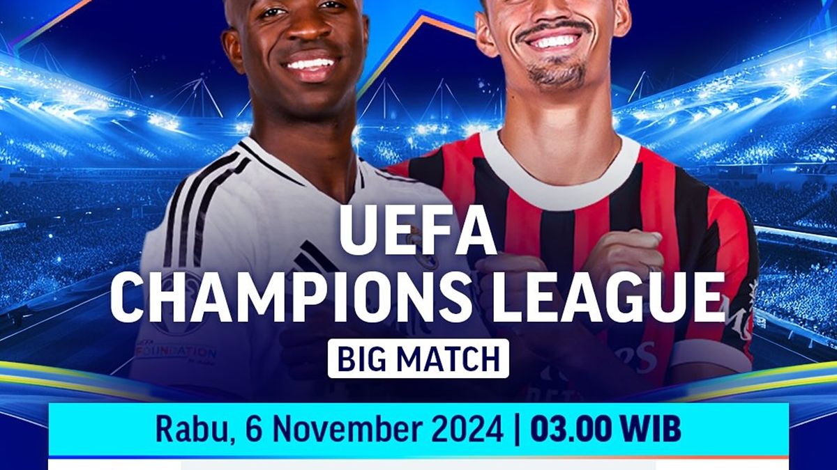 Jadwal Acara SCTV Hari Ini, Rabu 6 November 2024, UEFA Champions League ...