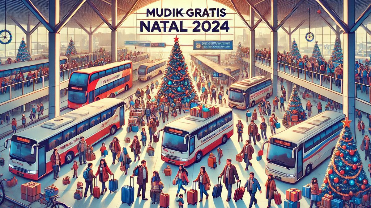 Mudik Gratis Nataru 2024/ 2025: Kemenhub Siapkan Bus,Kereta Api, Kapal ...