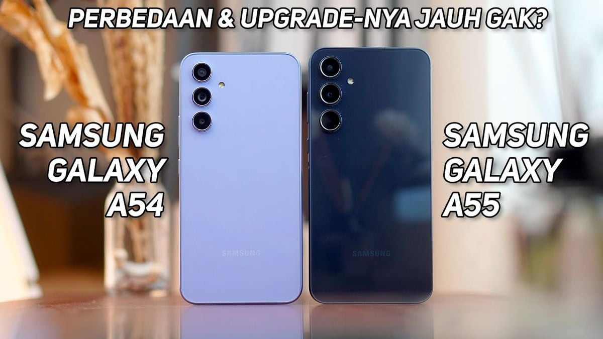 Samsung Galaxy A54 vs Samsung Galaxy A55 Duel Smartphone Kelas