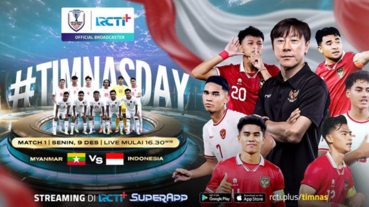 Link Live Streaming Myanmar Vs Indonesia Di Piala AFF 2024: Laga ...