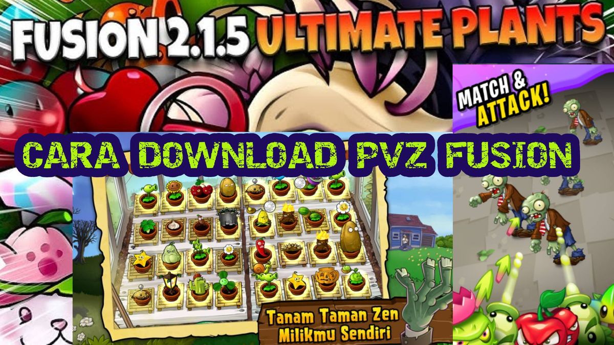 Pvz plants vs zombies fusion 2 1 6 mod apk super hybrid bahasa