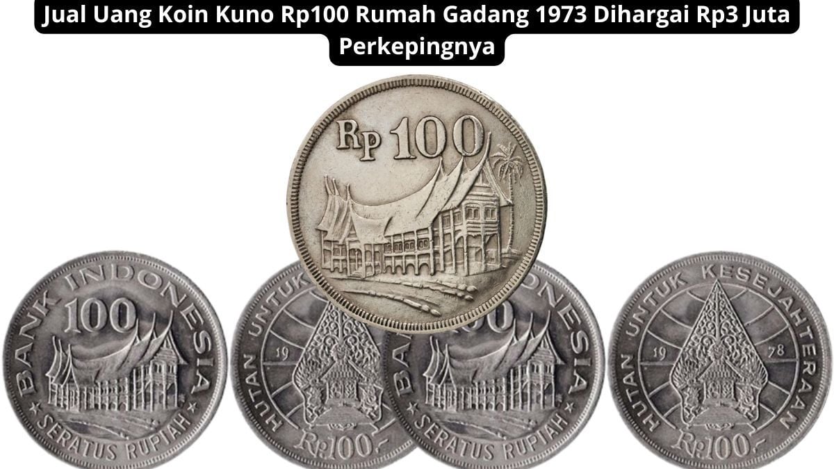 Koin Logam cupro nikel Rp 100 Rumah Gadang dapat Sorotan Tajam