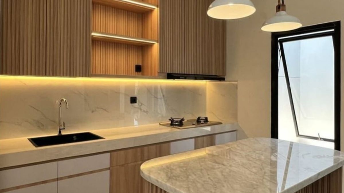 Model Kitchen Set Kayu Jati Minimalis Tren Dapur Terkini Yang