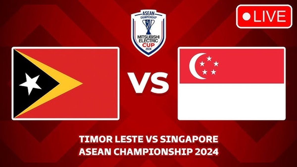 LIVE SCORE Timor Leste vs Singapura Piala AFF 2024, Cek Skor Terkini