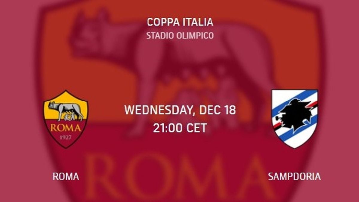 Link Live Streaming As Roma Vs Sampdoria Coppa Italia Siaran Langsung