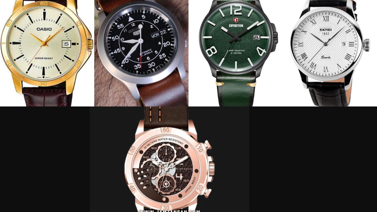 5 Pilihan Jam Tangan Kulit untuk Pria Terbaik, Desain Elegan dan Simpel