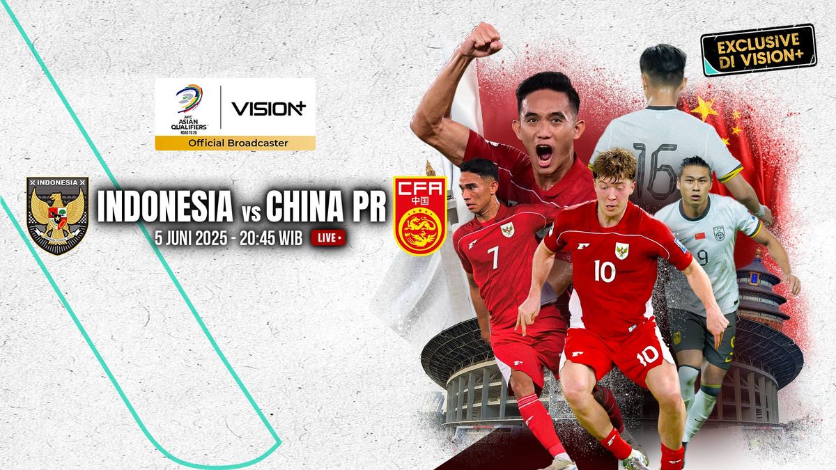GRATIS! 5 Link Live Streaming Nonton Timnas Indonesia vs China di Kualifikasi Piala Dunia 2026: Tinggal Klik