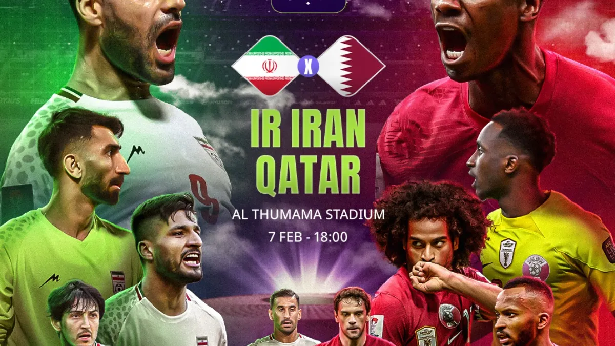 Link Live Streaming Piala Asia 2023 Iran vs Qatar, Rabu 7 Februari 2024, Kickoff Pukul 22.00 WIB.