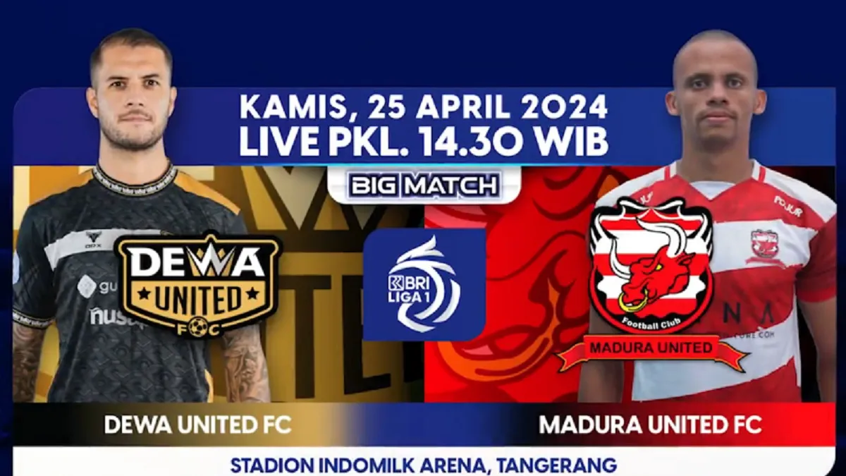 Link Live Streaming Dewa United VS Madura United Hari Ini.