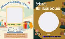 15 Link Twibbon Hari Buku Sedunia 23 April 2022, Gunakan Bingkai Foto dan Bagikan ke Media Sosial Anda