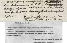 Naskah Teks Proklamasi Kemerdekaan Ri Lengkap Tulisan Tangan Soekarno Dan Ketikan Sayuti Melik Berita Diy