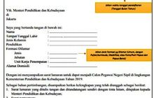 Contoh Surat Lamaran Cpns 2021 Kemhan Yang Diunggah Di Sscasn Bkn Go Id Dan Surat Pernyataan Lain Portal Kudus