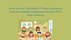 Kunci Jawaban Soal Modul 3.1 Tentang Konsep Metodologi Pembelajaran ...