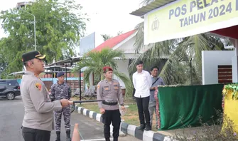 Sinergi Polri, TNI, Dishub dan Pemda Lingga Jaga Kelancaran Arus Mudik