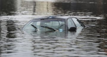 Ilustrasi banjir.