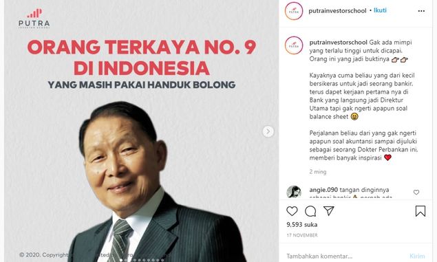 Profil Mochtar Riady, The Riil Crazy Rich Malang Pemilik Harta Rp 39 Trilun yang Jarang Tampil Wah