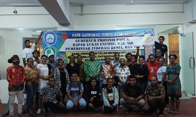 35 Mahasiswa Binaan PLI Bekerjasama dengan BPSDM Provinsi Papua Diberangkatkan ke Rusia dan Amerika