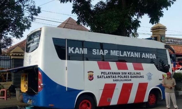 SIM Keliling Polrestabes Bandung Hari Ini, Jumat 13 Mei 2022