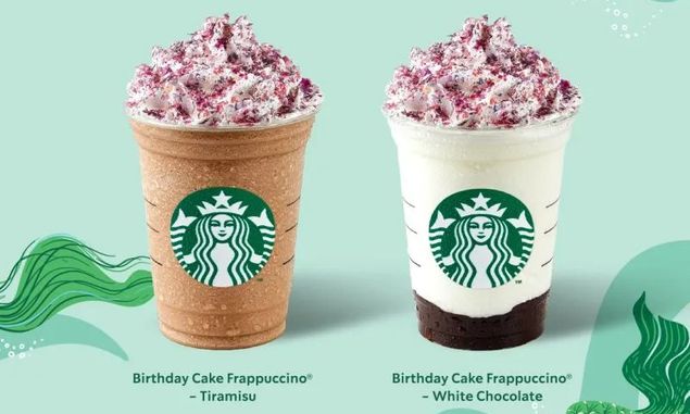 Rayakan Dua Dekade Starbucks Luncurkan Minuman Birthday Cake Frappuccino
